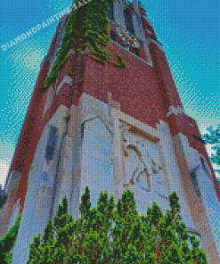 Michigan State University Tower Diamond Painting