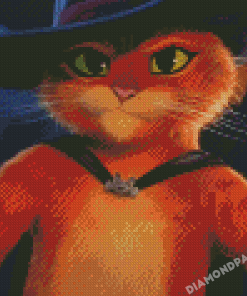 Puss In Boots Diamond Painting