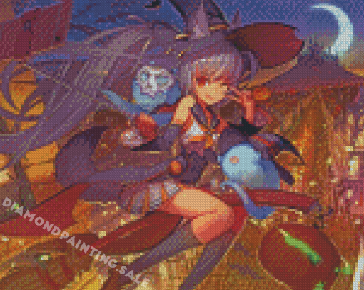 Witchs Weapon Video Game Poster Diamond Painting