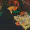 A Girl Reading Vincenzo Arts Diamond Painting