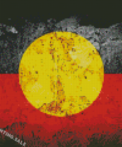 Aboriginal Flag Art Diamond Painting