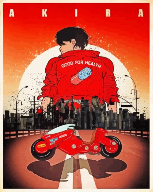 Akira Anime Movie Poster Diamond Painting