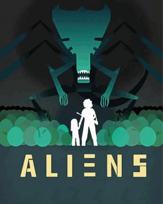 Alien Movie Illustration Art Diamond Painting