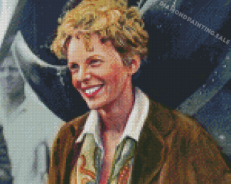Amelia Earhart Art Diamond Painting