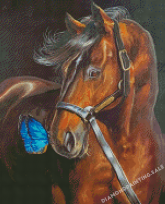 Butterfly Horse Diamond Painting