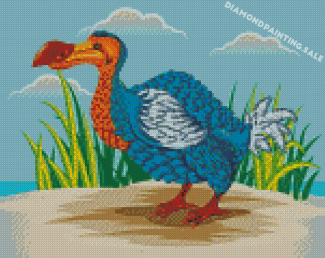 Cartoon Dodo Bird Diamond Painting