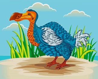 Cartoon Dodo Bird Diamond Painting