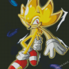 Crystal Sonic The Hedgehog Diamond Painting