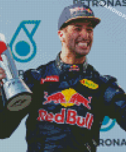 Daniel Ricciardo Driver Diamond Painting