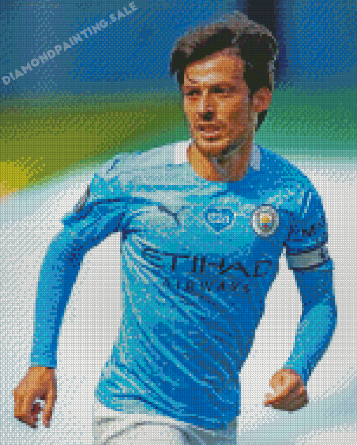 David Silva Football Player Diamond Painting