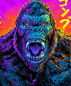 Godzilla King Kong Art Diamond Painting