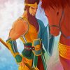 Guan Yu And Horse Diamond Painting