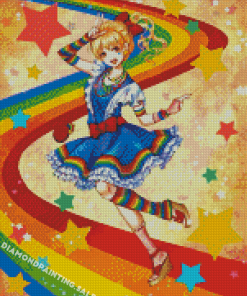 Harajuku Rainbow Brite Diamond Painting