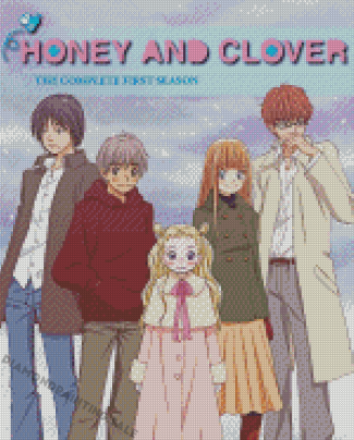 Honey And Clover Anime Poster Diamond Painting
