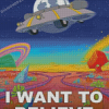 I Want To Believe Diamond Painting