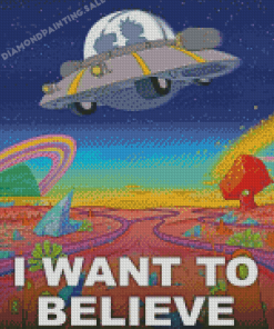 I Want To Believe Diamond Painting