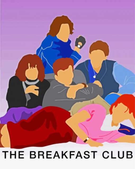 Illustration Poster The Breakfast Club Diamond Painting