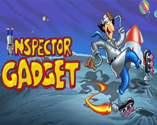 Inspector Gadget 80s Cartoon Diamond Painting