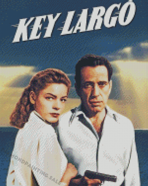 Key Largo Movie Poster Diamond Painting