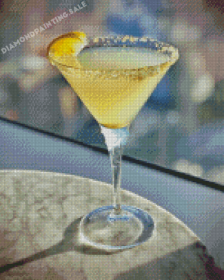 Lemon Drop Cocktail Diamond Painting