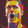 Lewandowski Pop Art Diamond Painting