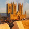 Lincoln Cathedral At Sunset Diamond Painting
