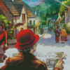 Miss Marple Illustration Diamond Painting