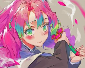 Mitsuri Anime Girl Diamond Painting
