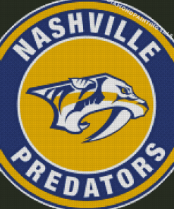 Nashville Predators Hockey Logo Diamond Painting