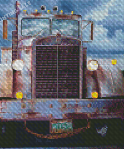 Rusty Semi Truck Diamond Painting