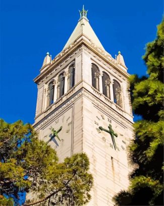 Sather Tower University Of California Berkeley Diamond Painting