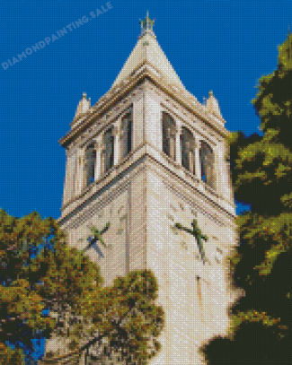 Sather Tower University Of California Berkeley Diamond Painting