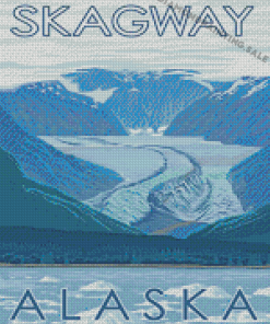 Skagway Alaska Poster Diamond Painting