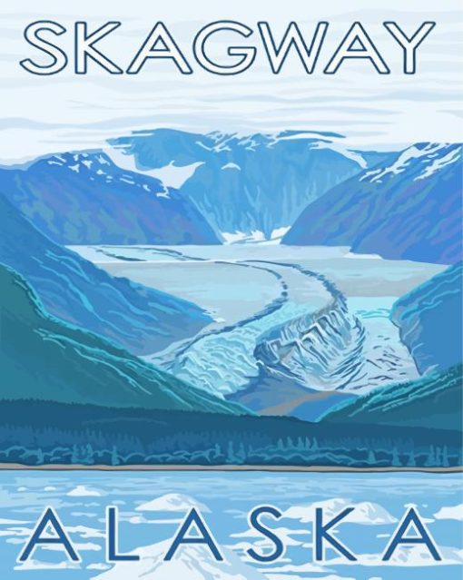 Skagway Alaska Poster Diamond Painting