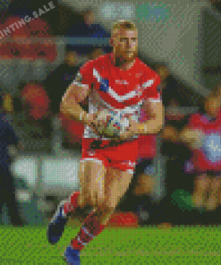 St Helens RFC Rugby League Player Diamond Painting