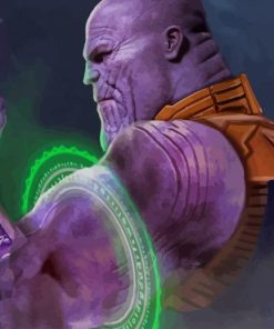 Thanos With Infinity Gauntlet Diamond Painting