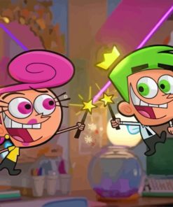 The Fairly OddParents Characters Diamond Painting