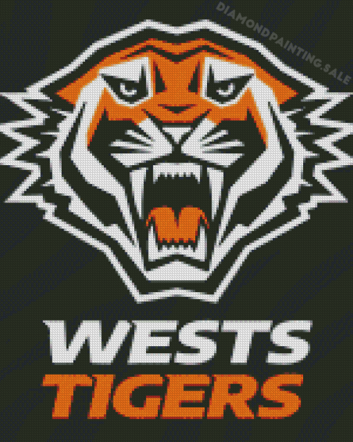 Wests NFL Tigers Logo Diamond Painting