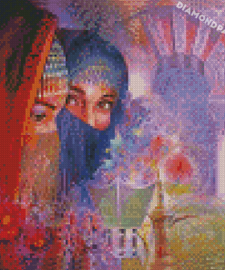 Aesthetic Arab Women Diamond Painting