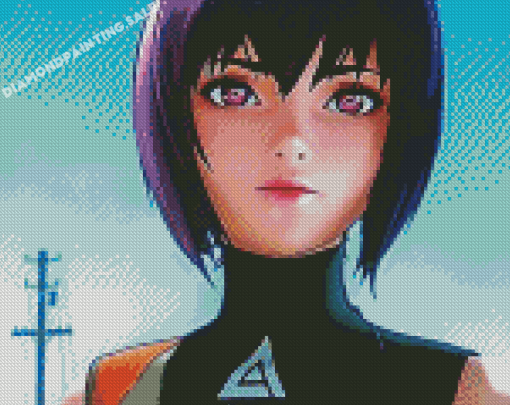 Aesthetic Ghost In The Shell Diamond Painting