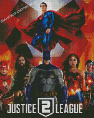 Aesthetic Justice League Diamond Painting
