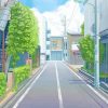 Aesthetic Anime Street Diamond Painting