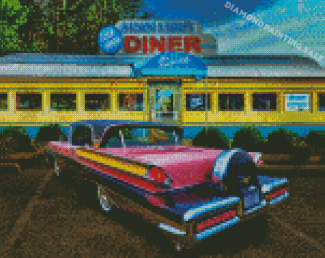 Aesthetic Dinners And Cars Diamond Painting