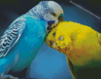 Aesthetic Parakeets Diamond Painting