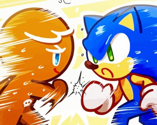 Cookie Run And Sonic Diamond Painting