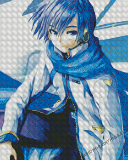 Cool Kaito Vocaloid Anime Diamond Painting