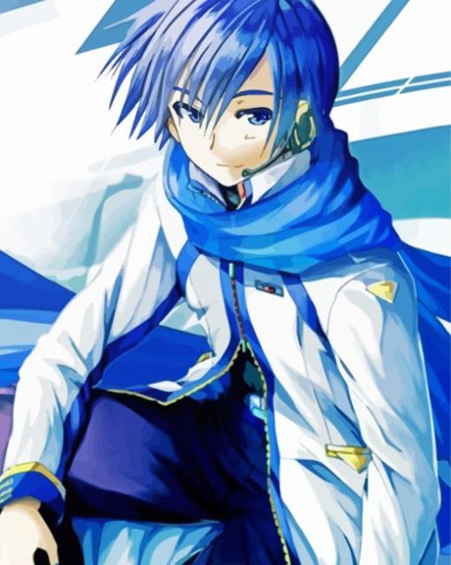 Cool Kaito Vocaloid Anime Diamond Painting