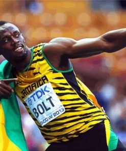 Cool Usain Bolt Diamond Painting