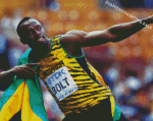 Cool Usain Bolt Diamond Painting