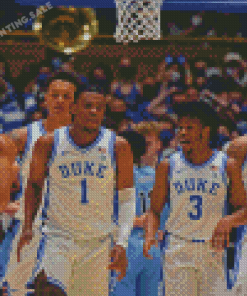 Duke Basketball Players Diamond Painting